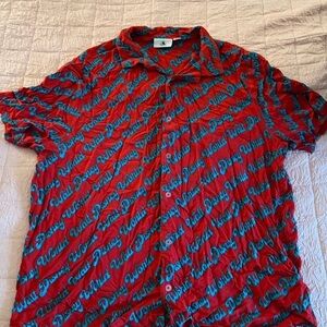 Walt Disney World Button Up Shirt XL